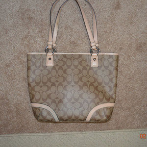 Genuine Coach Leather Shoulder Bag w/ Modification